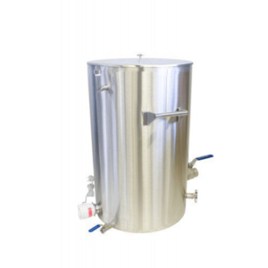 Lyson - Isıtıcılı Bal Eritme Dinlendirme Kazanı - 100 Kg / Paslanmaz Çelik Vanalı / Kulplu